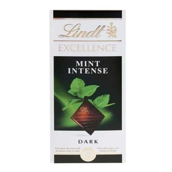 Chocolate con menta LINDT Excellence, tableta 100 g - 0.1 kg - Imagen del producto en Findit