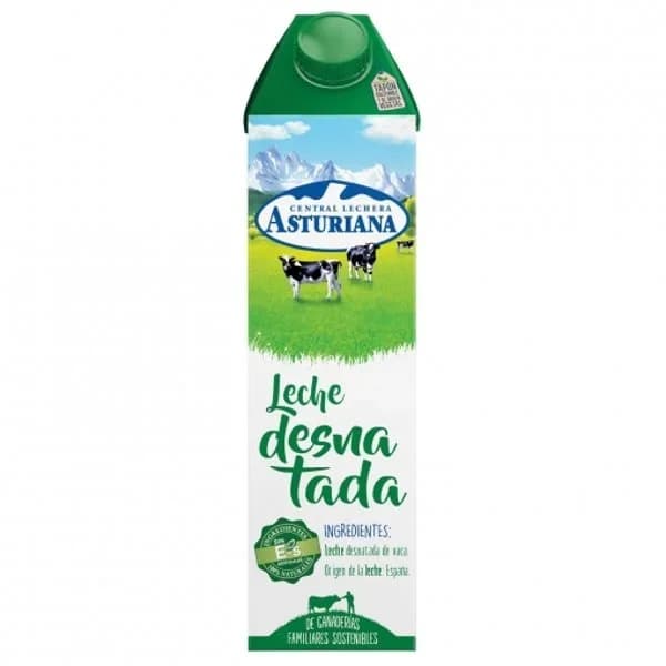 Leche Desnatada Brik 1L - 1 l - Imagen del producto en Findit