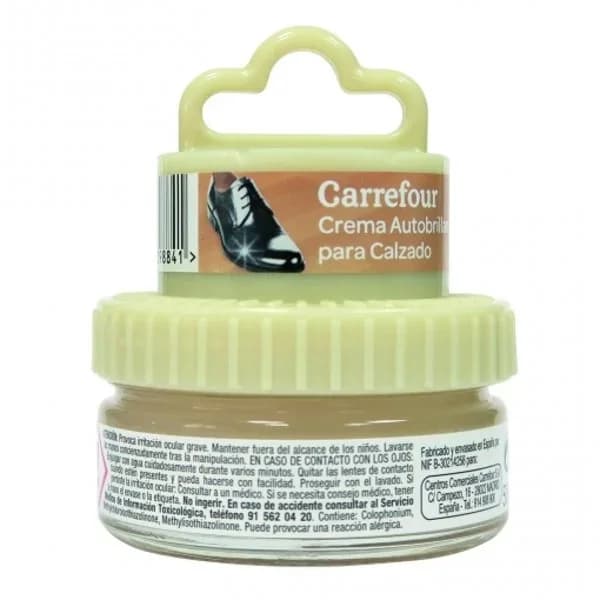 Crema de calzado con aplicador incoloro autobrillante Carrefour 50 ml. - 0.05 l - Imagen del producto en Findit