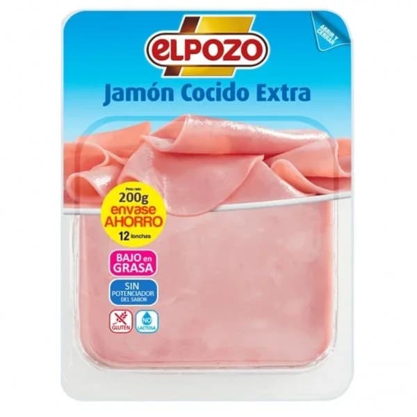 Jamón Cocido Loncha 225G - 0.23 kg - Imagen del producto en Findit