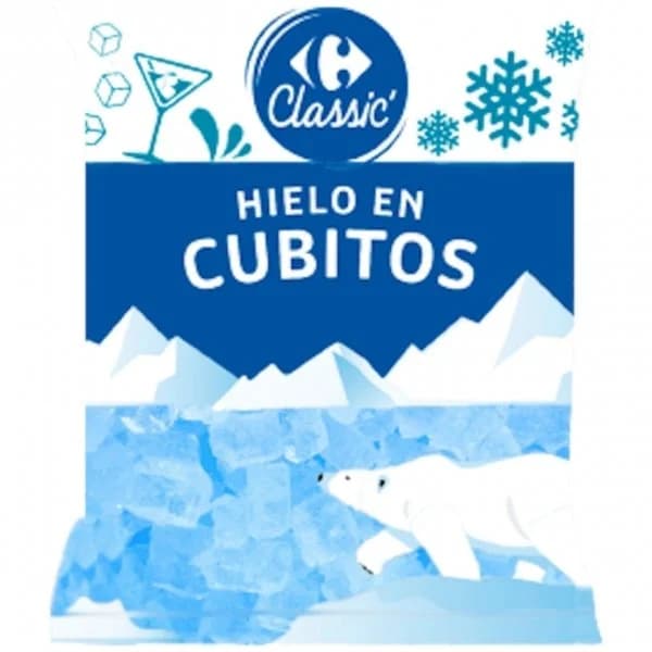 Hielo en cubitos Carrefour 2 kg. - 2 kg - Imagen del producto en Findit