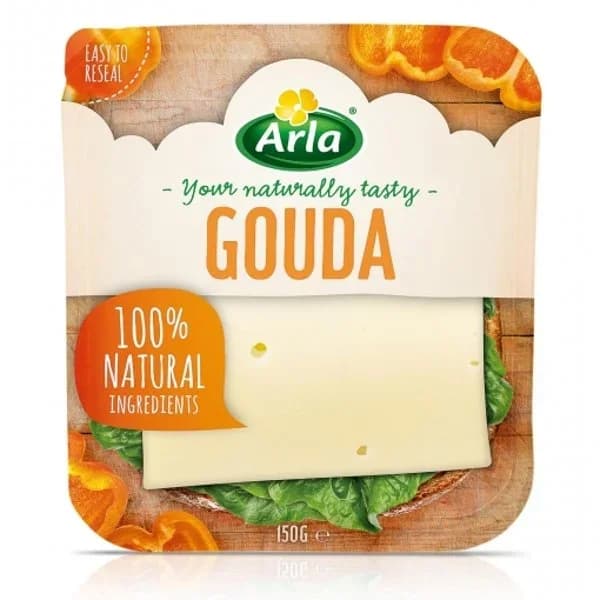 Queso gouda en lonchas Arla 150 g. - 0.18 kg - Imagen del producto en Findit