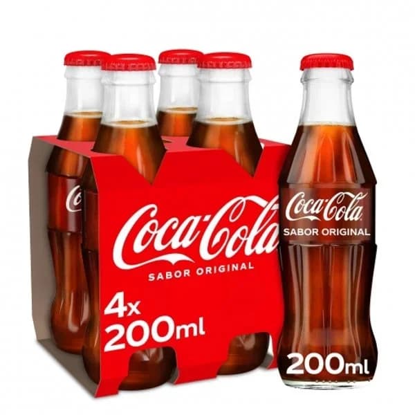 Refresco Cola Botellín 4 x 200ML - 0.8 l - Imagen del producto en Findit