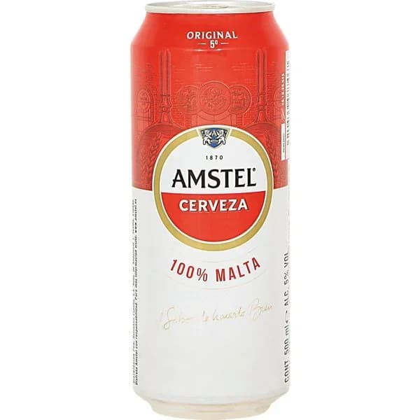 Cerveza AMSTEL, lata 50 cl - 0.5 l - Imagen del producto en Findit