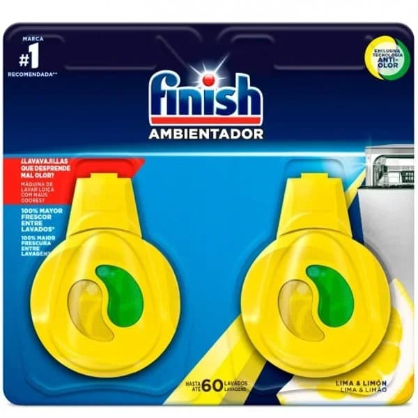 Ambientador lavavajillas limón FINISH, pack 2 uds - 2 ud - Imagen del producto en Findit