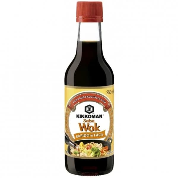 Salsa wok KIKKOMAN, frasco 250 ml - 0.25 l - Imagen del producto en Findit