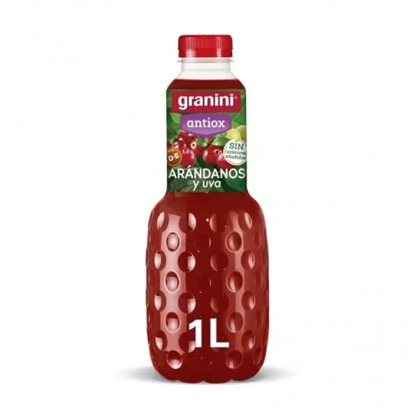 Bebida de arándanos y uva GRANINI, botella 1 litro - 1 l - Imagen del producto en Findit