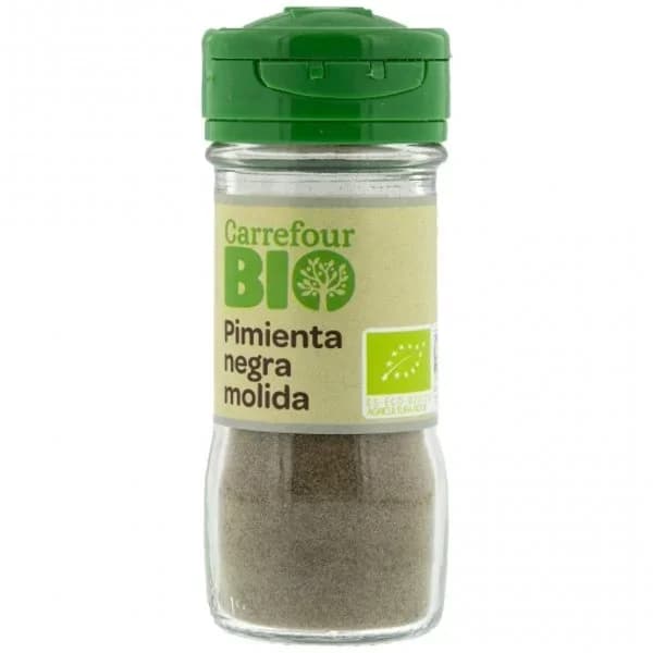 Pimienta negra molida ecológica Carrefour Bio 38 g. - 0.04 kg - Imagen del producto en Findit
