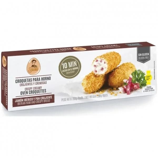 Croquetas de jamón ibérico y pan crujiente La Cocina de Senén 250 g. - 1 kg - Imagen del producto en Findit
