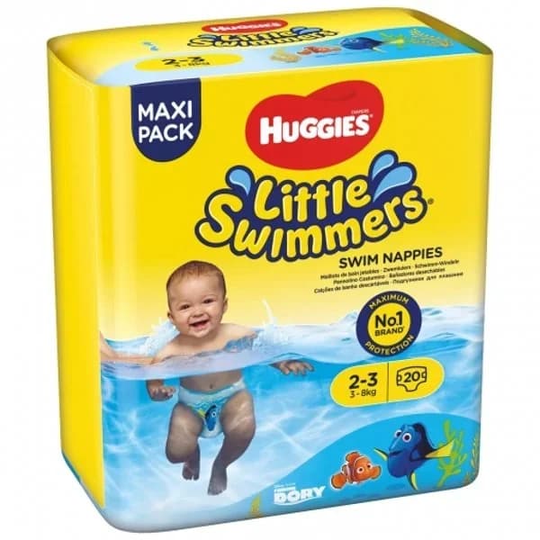 Pañal bañador 3-8 kg Talla 2-3 L. SWIMMERS, paquete 20 uds - 20 ud - Imagen del producto en Findit