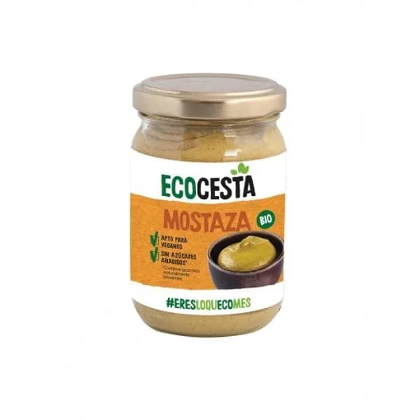 Mostaza sin azúcar añadido ecológica Ecocesta tarro 200 g. - 0.2 kg - Imagen del producto en Findit