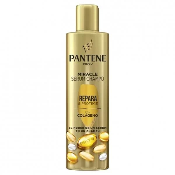 Champú Miracle Sérum Repara & Protege con colágeno para cabello débil y dañado Pantene Pro-V 225 ml. - 1 ud - Imagen del producto en Findit