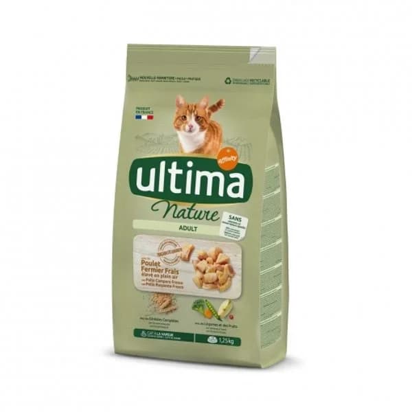 Alimento de pollo para gato ULTIMA Nature, saco 1,25 kg - 1.25 kg - Imagen del producto en Findit