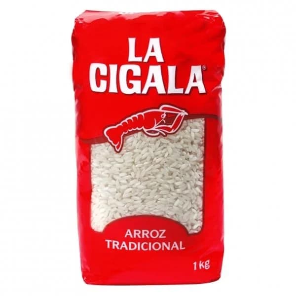 Arroz redondo tradicional LA CIGALA, paquete 1 kg - 1 kg - Imagen del producto en Findit