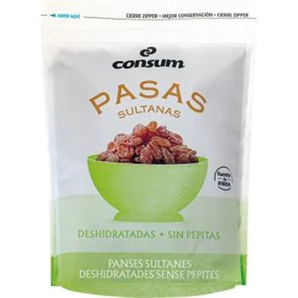 Pasas Sultanas - 0.25 kg - Imagen del producto en Findit