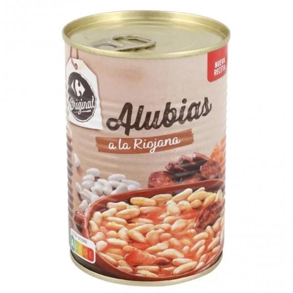 Alubias a la riojana Original Carrefour sin gluten 420 g. - 0.42 kg - Imagen del producto en Findit