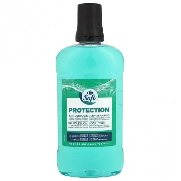 Enjuague bucal protection Carrefour Soft 500 ml. - 0.5 l - Imagen del producto en Findit