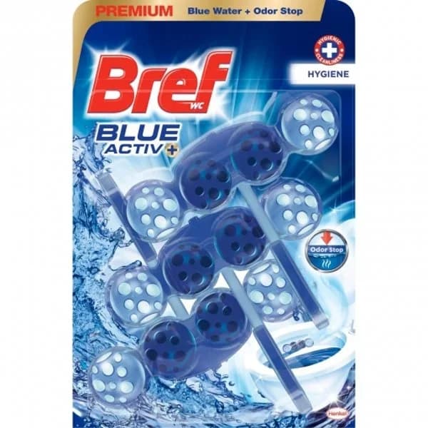 Limpiador activo blue BREF, pack 3x50 g - 0.15 kg - Imagen del producto en Findit