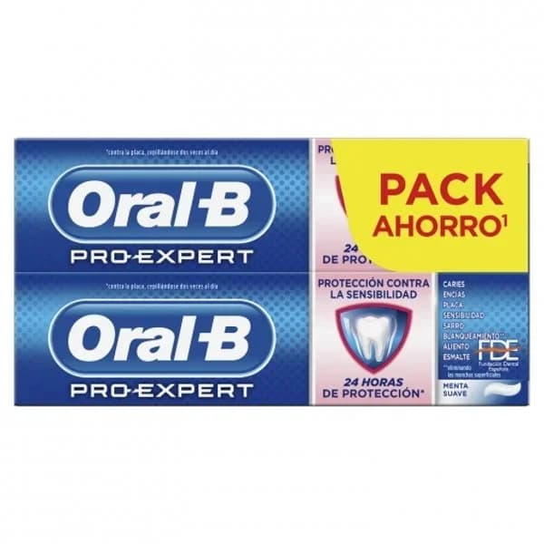 Dentífrico sensitive ORAL-B PRO EXPERT, pack 2x75 ml - 0.13 l - Imagen del producto en Findit