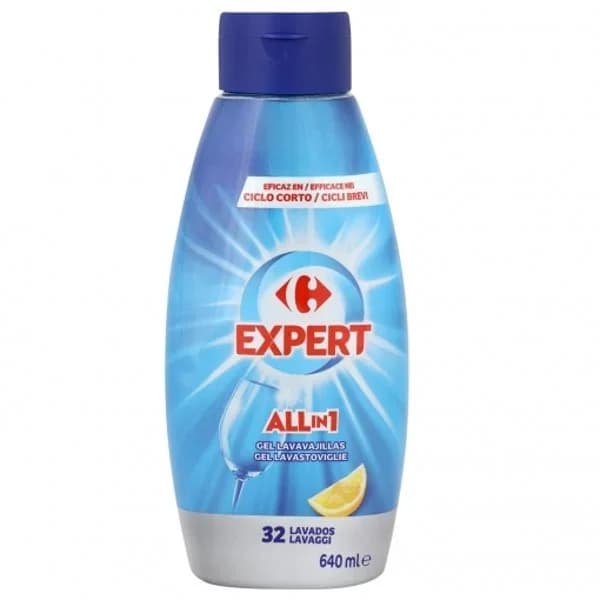 Gel para lavavajillas All in 1 Carrefour Expert 32 lavados - 30.9 ud - Imagen del producto en Findit