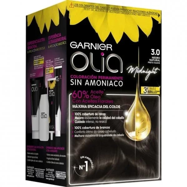 Tinte castaño oscuro N.3 OLIA, caja 1 ud - 1 ud - Imagen del producto en Findit