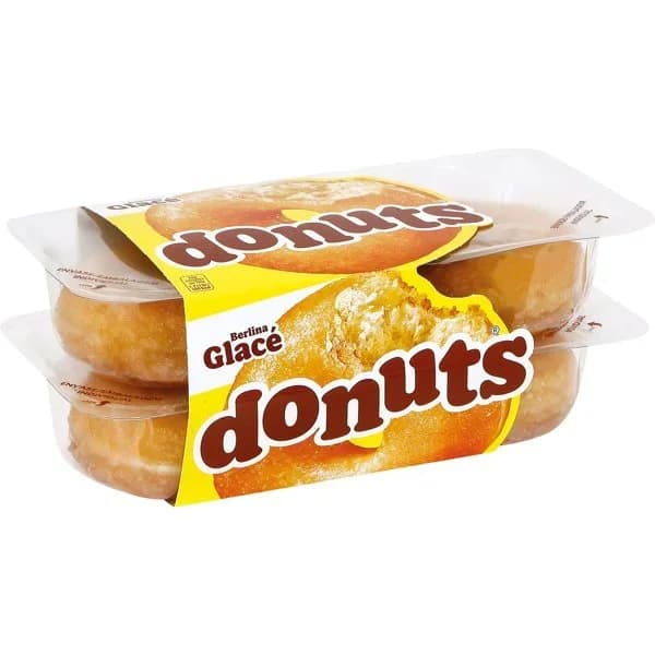 Berlina glace Donuts 4 ud. - 0.21 kg - Imagen del producto en Findit