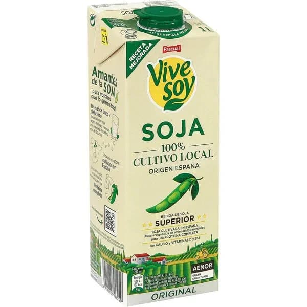 Bebida Vegetal de Soja 1L - 1 l - Imagen del producto en Findit