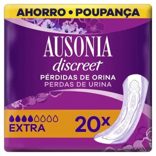 Compresa extra AUSONIA DISCREET, paquete 20 uds - 20 ud - Imagen del producto en Findit