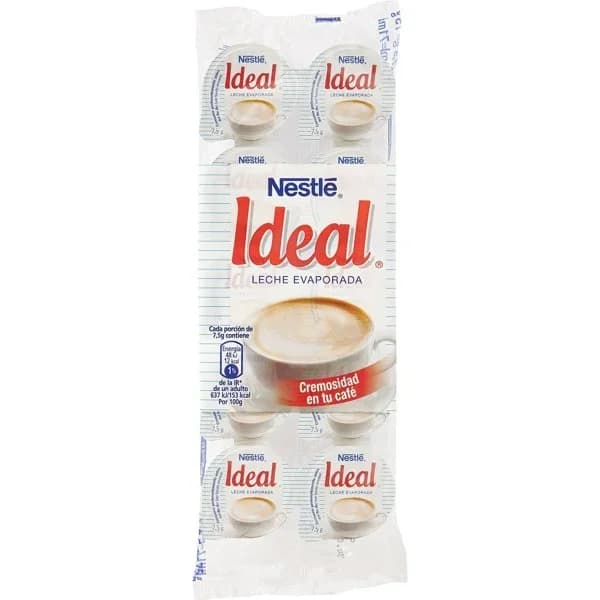 Leche evaporada 10 cápsulas - 0.08 kg - Imagen del producto en Findit