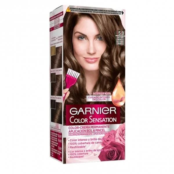 Coloración permanente tono 5 castaño luminoso Garnier Color Sensation 1 ud. - 1 ud - Imagen del producto en Findit