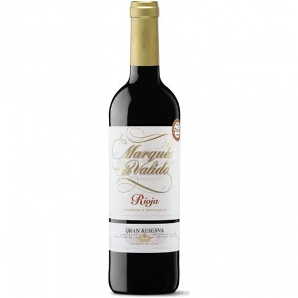 Vino tinto gran reserva Marqués de Valido D.O.Ca Rioja 75 cl. - 1 ud - Imagen del producto en Findit