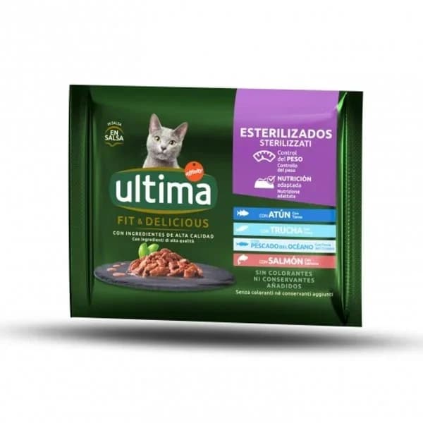 Comida Húmeda Gatos Pescado Fit & Delicious P-4 - 0.34 kg - Imagen del producto en Findit