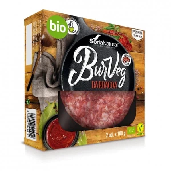 Burveg barbacoa ecológico Soria Natural pack de 2 unidades de 100 g. - 0.2 kg - Imagen del producto en Findit