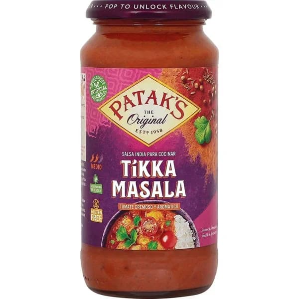 Salsa tikka masala  PATAK'S, frasco 450 g - 0.45 kg - Imagen del producto en Findit