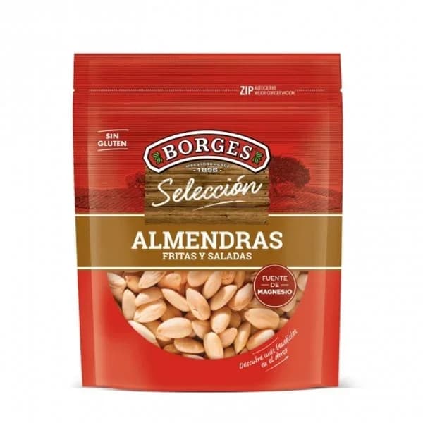 Almendras fritas saladas Borges bolsa 160 g - 0.16 kg - Imagen del producto en Findit
