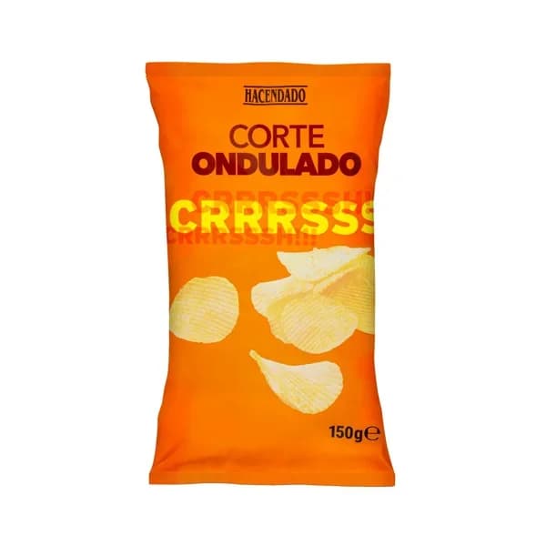 Patatas fritas corte ondulado Hacendado - 0.15 kg - Imagen del producto en Findit