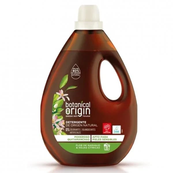 Detergente gel hojas cítricas BOTANICALOrigin, garrafa 35 dosis - 35 ud - Imagen del producto en Findit