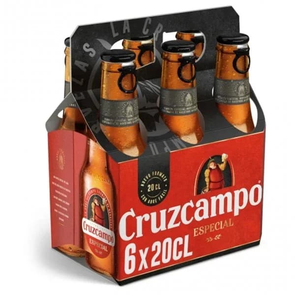 Cerveza especial Cruzcampo botella 6 x 200 ml - 1.2 l - Imagen del producto en Findit