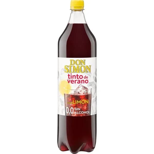 Tinto de verano 0 0% sin alcohol limón Don Simón - 1.5 l - Imagen del producto en Findit