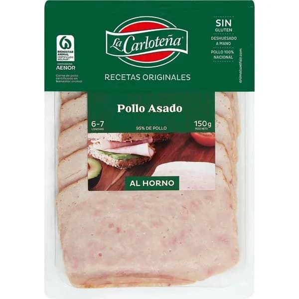 Pollo Asado Al Horno Lonchas - 0.15 kg - Imagen del producto en Findit