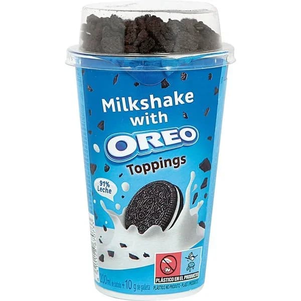 Batido Con Toppings Oreo - 0.2 l - Imagen del producto en Findit