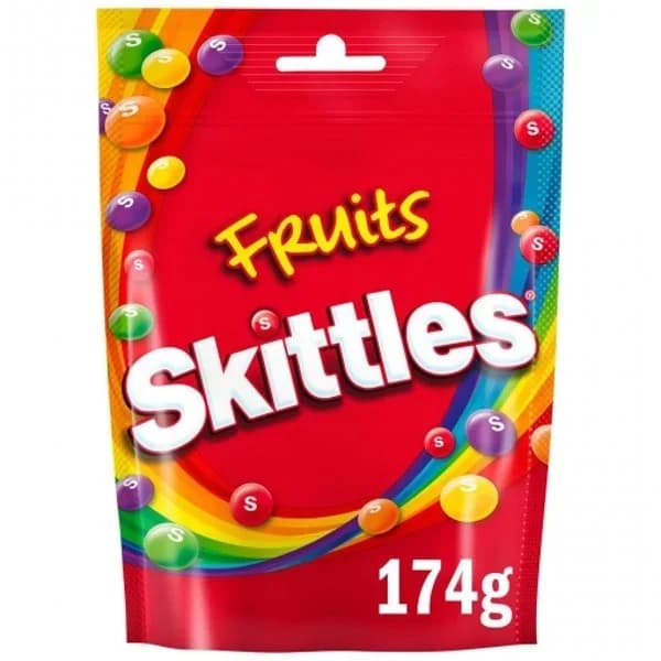 Caramelos masticables Frutas Skittles doy pack 174 g. - 0.15 kg - Imagen del producto en Findit
