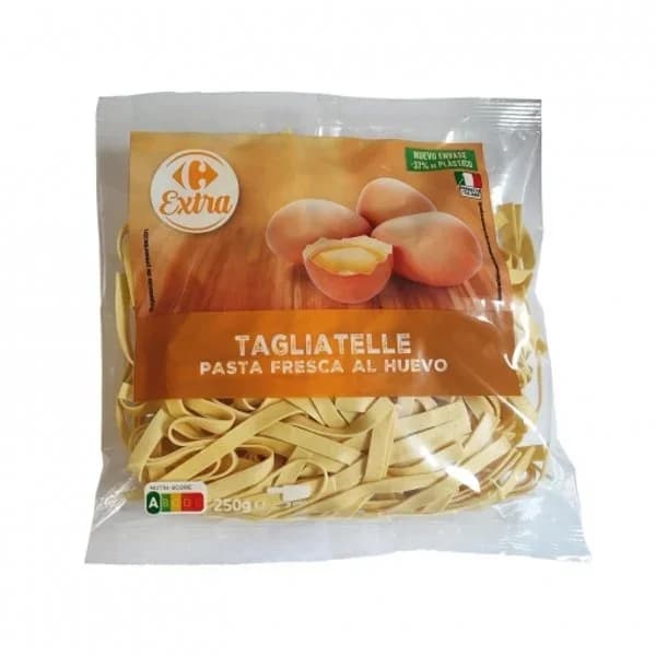 Tagliatelle al huevo Carrefour Extra 250 g. - 0.25 kg - Imagen del producto en Findit