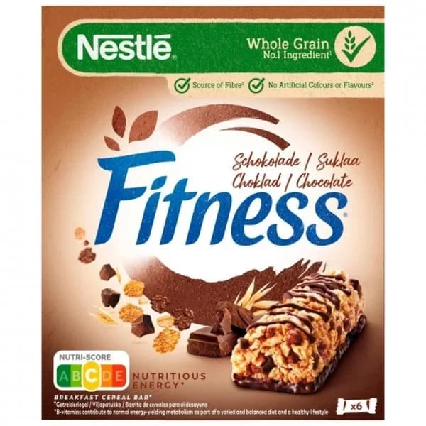 Barrita Fitness Choco Negro 6 Unidades - 0.14 kg - Imagen del producto en Findit