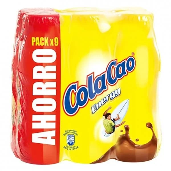 Batido de cacao COLA CAO Energy, pack 9x200 ml - 1.69 l - Imagen del producto en Findit