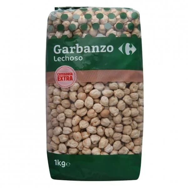 Garbanzo lechoso categoría extra Carrefour 1 kg. - 1 kg - Imagen del producto en Findit