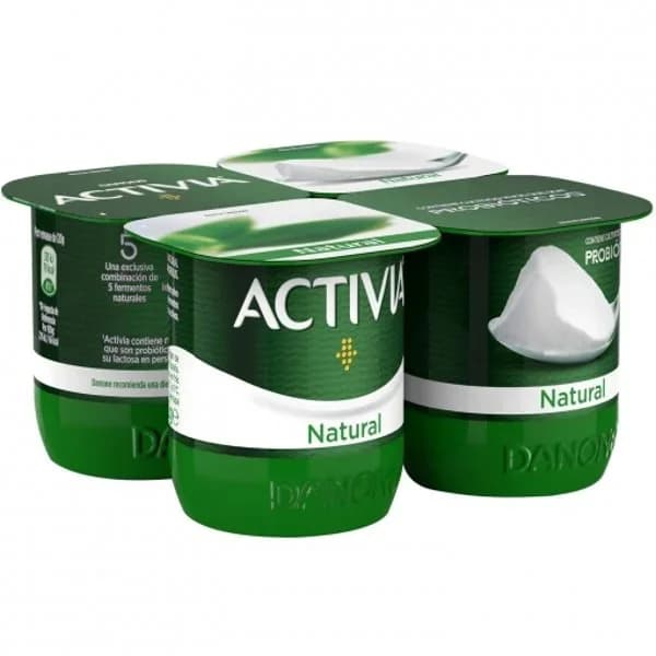 Yogur Activia Bífidus Natural 4UD - 0.48 kg - Imagen del producto en Findit