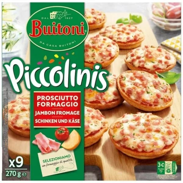 Piccolinis jamón y queso Buitoni 270 g. - 0.27 kg - Imagen del producto en Findit