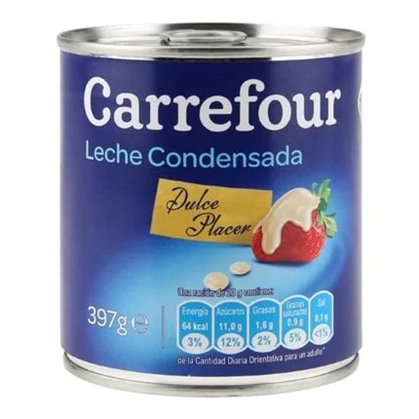 Leche condensada Carrefour 397 g. - 0.4 kg - Imagen del producto en Findit