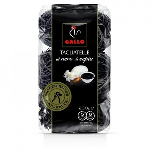 Tagliatelle nero di sepia GALLO SELECCIÓN 1946, bolsa 250 g - 0.25 kg - Imagen del producto en Findit
